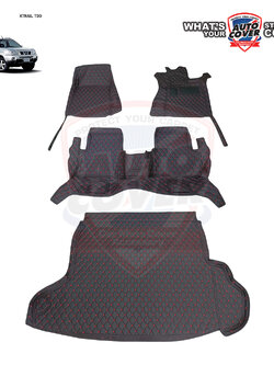 พรมรถยนต์ 6D รถ NISSAN X-TRAIL T30 ปี 2005-2008 พรมปูพื้นรถยนต์ ชุดเต็มคัน รวมแผ่นท้าย จำนวน 4 ชิ้น