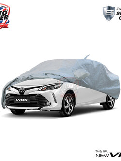 ผ้าคลุมรถยนต์เข้ารูป รถ TOYOTA VIOS ปี 2014-2021 ผ้าคลุมรถรุ่น SILVER COAT