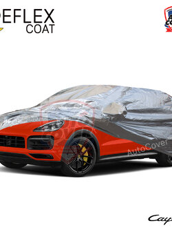 ผ้าคลุมรถเข้ารูป รถ PORSCHE CAYENNE COUPE (9-ya) ปี 2019-2025 ผ้าคลุมกันแดด กันไอร้อน กันน้ำ รุ่น REFLEX COAT