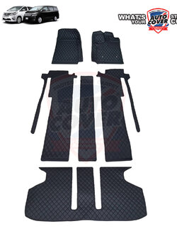พรมปูพื้นรถยนต์ 6D รถ TOYOTA ALPHARD VELLFIRE ปี 2009-2015 พรมรถยนต์ ชุดเต็มคัน (รางซ้ายขวา2รางคู่) จำนวน 6 ชิ้น