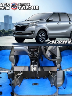 พรมปูพื้นรถยนต์ พรมกระดุม รถ TOYOTA ALL NEW AVANZA ปี 2016-2021 ชุดเต็มคันรวมแผ่นท้าย จำนวน 16 ชิ้น