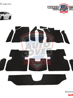 พรมปูพื้นรถยนต์ พรมกระดุม รถ HONDA NEW CIVIC ปี 2021-2026 ชุดภายในห้องโดยสาร จำนวน 14 ชิ้น