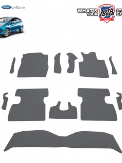 พรมปูพื้นรถยนต์ พรมกระดุม รถ FORD FIESTA 4-5 ประตู ปี 2012-2018 ชุดภายในห้องโดยสาร จำนวน 12 ชิ้น