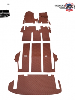 พรมรถยนต์ 6D รถ HYUNDAI H1 รุ่น 11 ที่นั่ง ปี 2018-2025 ชุดเต็มคัน จำนวน 7 ชิ้น