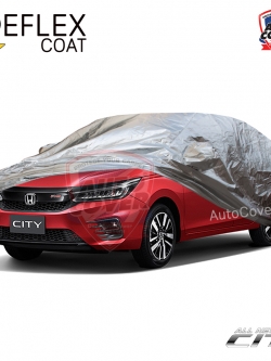 ผ้าคลุมรถเข้ารูป 100% รถ HONDA NEW CITY ปี 2020-2025 ผ้าคลุมกันแดด กันไอร้อน กันน้ำ รุ่น REFLEX COAT