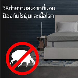 วิธีทำความสะอาดที่นอนง่ายๆ ป้องกันไรฝุ่นและเชื้อโรค