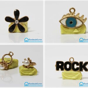 จี้ อัลลอยด์เคลือบสี