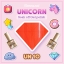 สีเจล UNICORN สีเจลทาเล็บ Soak off Gel polish ขวดขนาดใหญ่ 15 มิลลิลิตร ((ขวดสีทอง))