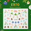 สติ๊กเกอร์ติดเล็บ วันคริสต์มาส 🎄christmas nail stickers 🎁 แผ่นเล็ก 🎉