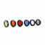 Set lens filter 6สี สำหรับเลนส์กล้องดูดาว