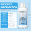 (ฉลากสีฟ้า 60ml.) PEACECOLOR น้ำยาล้างสีเจล ถอดสีเจล น้ำยาล้างพู่กัน Nail Gel Polish Remover