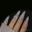( HOLOGRAPHIC ) สีเจลแฟลช เกล็ดใหญ่ สีเงิน HANBI สีสวย เกล็ดหยาบ เงาสะท้อนแสงแฟลช