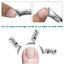 ((รุ่นโหด CK)) กรรไกรตัดเล็บ สแตนเลท ออกแบบใหม่ เพื่อตัดเล็บหนาๆ Stainless Steel Cuticle Nipper