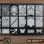 เพลทปั้มลายเล็บ รหัส BC ทรงสีเหลี่ยมผืนผ้า