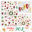 สติ๊กเกอร์ติดเล็บ คริสต์มาส christmas nail stickers สติ๊กเกอร์คริสมาสต์ ติดเล็บ