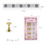 ( แท่นวางเล็บ สีทอง 5ชิ้น) แท่นฝึกทำเล็บ เพ้นท์เล็บ ทำตัวอย่างเล็บ Nail Training Stand อุปกรณ์ทำเล็บ