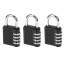 กุญแจล็อครหัส 4 หลัก (EMIUP Lock) หนา 6mm (x3ชิ้น)