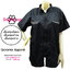 Dogtalog Groomer Apparel เสื้อคลุมผ้าร่ม เสื้อคลุมตัดขน เสื้อคลุมช่าง เสื้อคลุมกันเปื้อน สีดำ