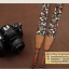 สายคล้องกล้องแฟชั่น cam-in Vintage Black Apple berry