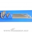 KINGTONY ประแจท็อคยาวมีรู(torx) 9ตัวชุด T10-T50 NO.20419PR Made in Taiwan