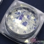 กากเพชรติดเล็บ สีขาวเงินรุ้งเงาวาวพิเศษ 12 แบบ