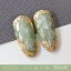 ลายเล็บ จิตนาการสีเขียว Green imagination nail art