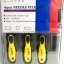 APEX ตะไบพร้อมด้าม 2 สี 6 ตัวชุด 5x190mm. กล่องPVC
