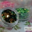 กากเพชรวงรี เหลือบรุ้ง 12สี 12กระปุก
