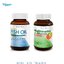 Vistra Salmon fish oil 45 เม็ด 1 ขวด+multivitamin 30 เม็ด วิตามินรวม วิสทร้า น้ำมันปลา
