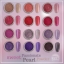 ผงมุกแต่งเล็บ Sweet Passionate Pearl Powder ผงมุกโทนสีชมพูม่วง ชุด12เชดสี แถมแปรงขัด 12 ชิ้น