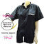 Dogtalog Groomer Apparel เสื้อคลุมผ้าร่ม เสื้อคลุมตัดขน เสื้อคลุมช่าง เสื้อคลุมกันเปื้อน สีดำ