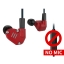 [Sale] KZ ZS6 หูฟัง Hybrid 4 ไดร์เวอร์ (2DD 2BA) บอดี้อลูมีเนียม ถอดสายได้