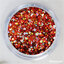 กากเพชรหกเหลี่ยม คละสีในกรปุกเดียว ชุดรวม 12 สี 12กระปุก
