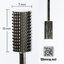 หัวเจียรเล็บ Two-way Barrel Silver Carbide Bit 3/32 Medium หัวเจียรคาร์ไบ สีเงิน หยาบกลาง ทองกระบอก