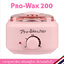 มาใหม่ สีสวย ร้อนเร็ว ถูกเวอร์ หม้ออุ่นแว๊กซ์ กำจัดขน Pro wax 200 สีชมพู