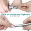((รุ่นโหด CK)) กรรไกรตัดเล็บ สแตนเลท ออกแบบใหม่ เพื่อตัดเล็บหนาๆ Stainless Steel Cuticle Nipper