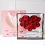 ดอกกุหลาบทรงหัวใจกรอบอะคริลิค Preseved Rose Acrylic Frame