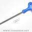 KINGTONY กุญแจหกเหลี่ยมด้ามยาวตัว L ชุด 8 ตัว 2-10mm. NO.22218MR Made in Taiwan