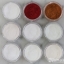 Pearl Mirror Chrome Effect Pigment ผงมุกกระจก ชุดรวม 9เชดสี ผงขัดเงา บนสีเจลทาเล็บ