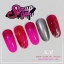 สีเจลทาเล็บ KR ชุด6สีไซรัป โทนสีแดง แถมสีเมทัลลิคสีเงิน SYRUP GEL