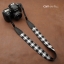 สายคล้องกล้องสวยๆ ลายสก๊อตสีขาวดำ cam-in Scott Black and White