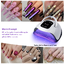 [ SunX19 MAX ] มีประกัน1เดือน เครื่องอบเล็บเจล ไฟแรง 320วัตต์ หลอดไฟ72ดวง / ที่อบสีเจลทาเล็บ