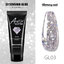 Glitter Poly Gel โพลีเจล สำหรับต่อเล็บ รุ่นกากเพชร กลิตเตอร์เงาๆ Misscheering 15ml