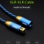 ขาย ERTK XLR สายเกรดพรีเมี่ยม สายถักสำหรับ Cannon ตัวผู้ ไปตัวเมีย