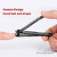 Nail Clipper Cutter กรรไกรตัดเล็บ ขนาดใหญ่ 8X1.45 cm. (( ดำสนิทใหญ่ FA 1ชิ้น ))