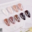 สีเจล กึ่งไซรัป โทนขาวน้ำตาล Honey Girl ชุด 9สี ขวดใหญ่ขนาด 15 ml Japanese semi permeable dirty glue สีเจลทาเล็บ