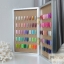 กล่องโชว์สีเล็บ 162 ช่อง หุ้มหนังPVCแบบเงา สวย ทน คลิกเลือกสีด้านใน