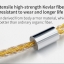 ขายสาย KZ Goldsilver cable สายถักชุบเงิน+ทอง 200 แกนรุ่นใหม่ล่าสุด