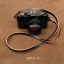สายคล้องกล้องหนังแท้เส้นเล็ก Cam-in leather camera strap สีดำ