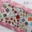 สติ๊กเกอร์ติดเล็บ ตกแต่งเล็บ แบบติดด้านหลัง รหัส PP ใช้ง่าย ติดทน